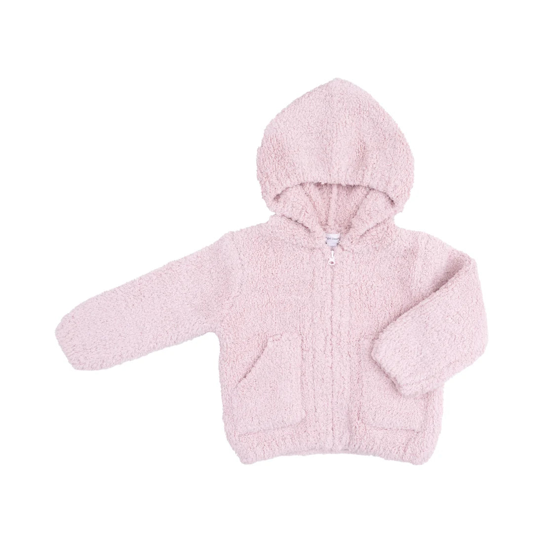 Chenille  Blush Hooded Jacket