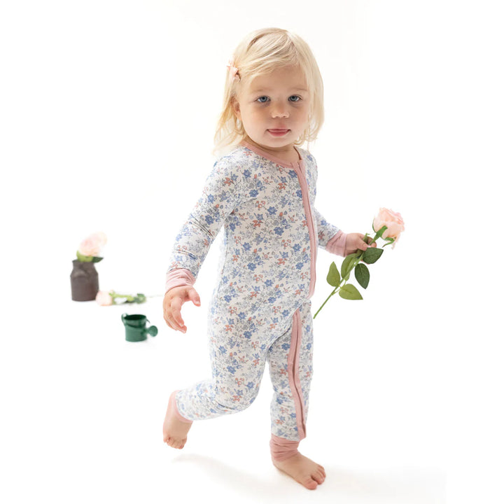 Country Girl Floral - 2 Way Zipper Romper