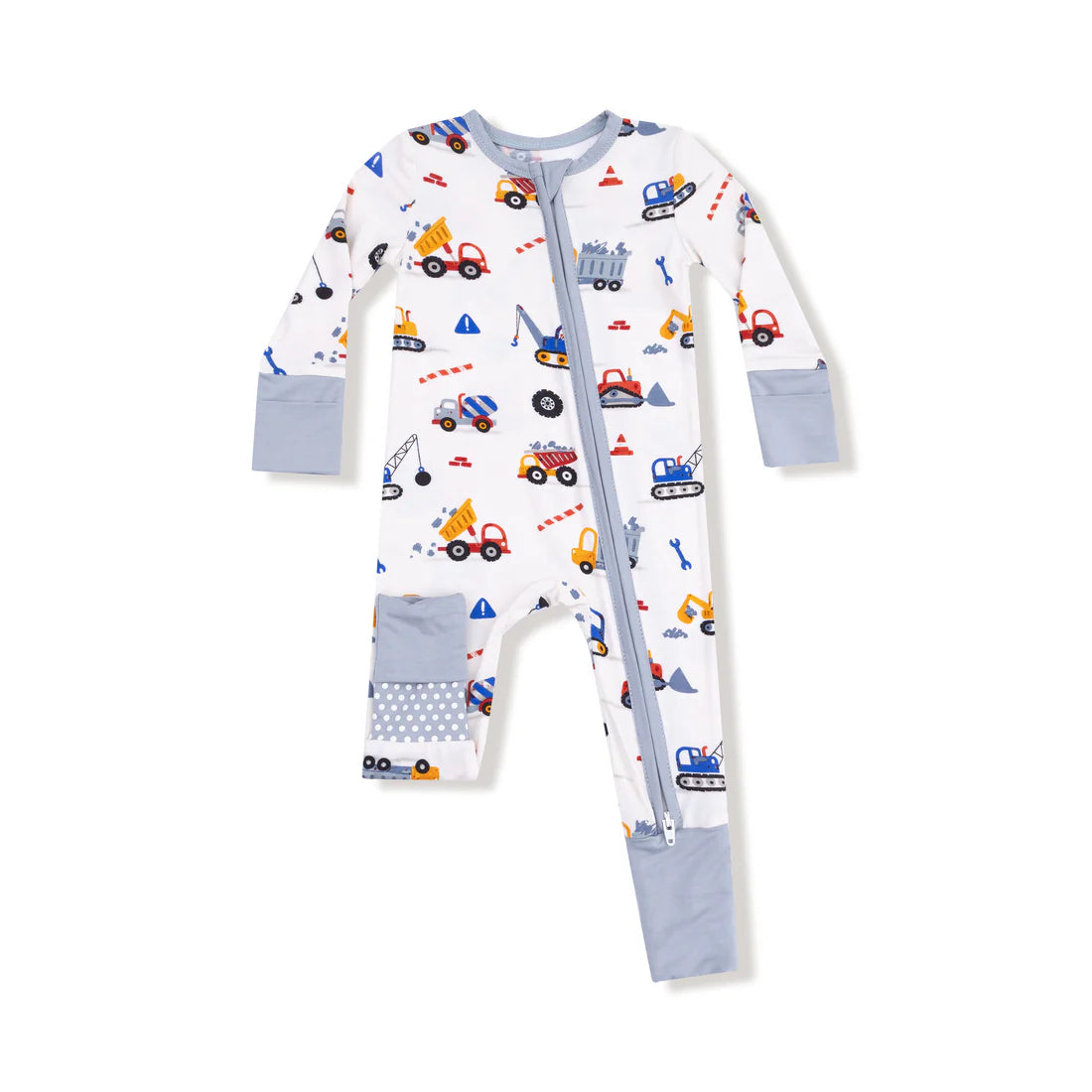 Crayon Construction - 2 Way Zipper Romper