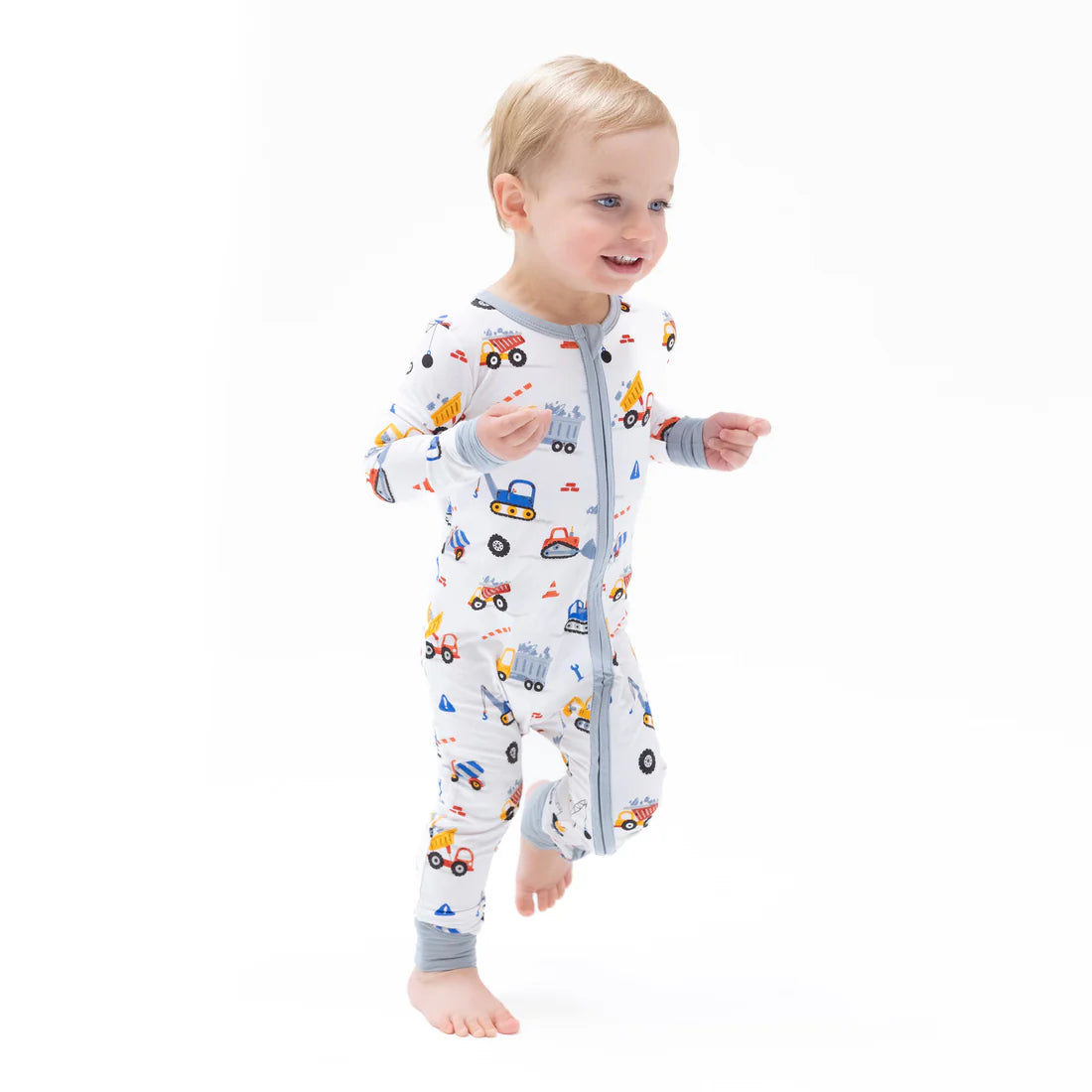 Crayon Construction - 2 Way Zipper Romper