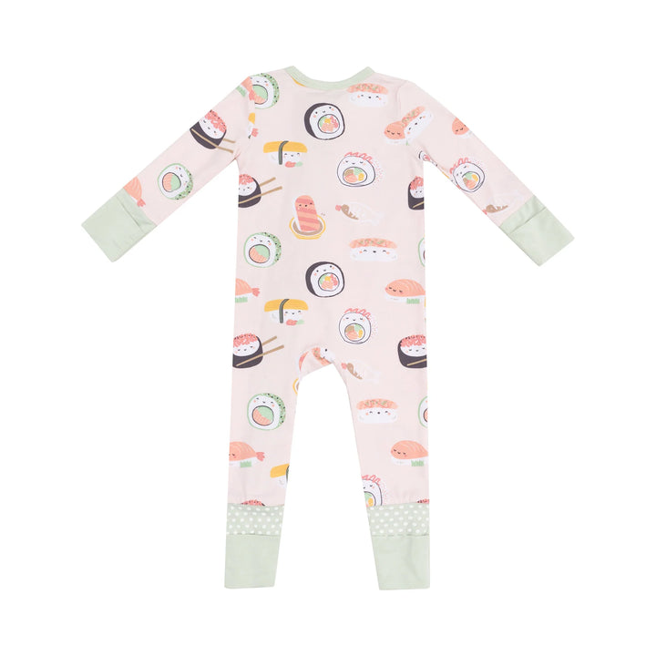 2 Way Zipper Romper - Sushi Pink