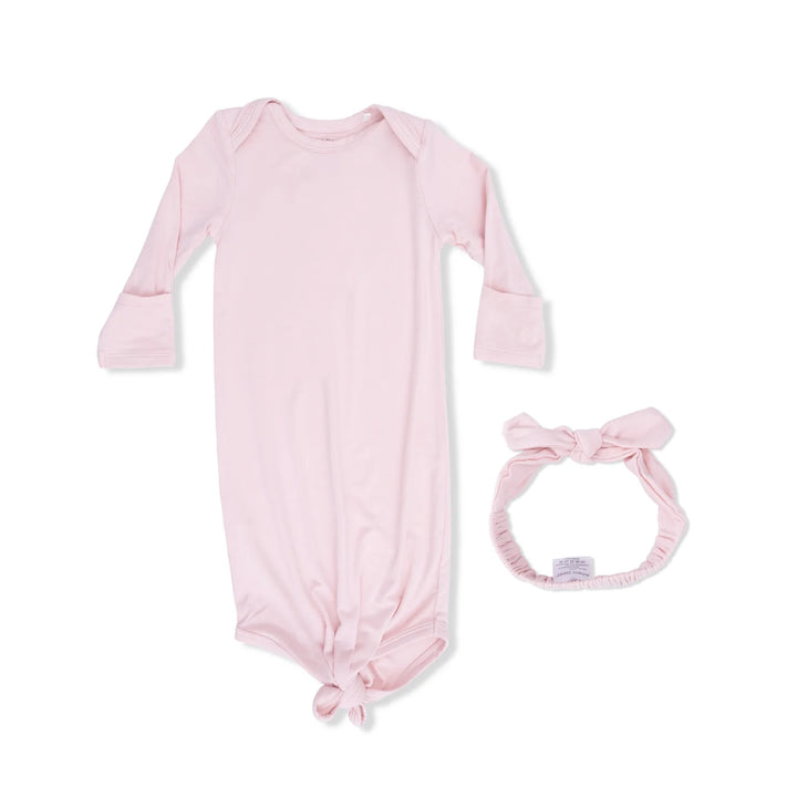 Lotus- Knotted Gown & Headband