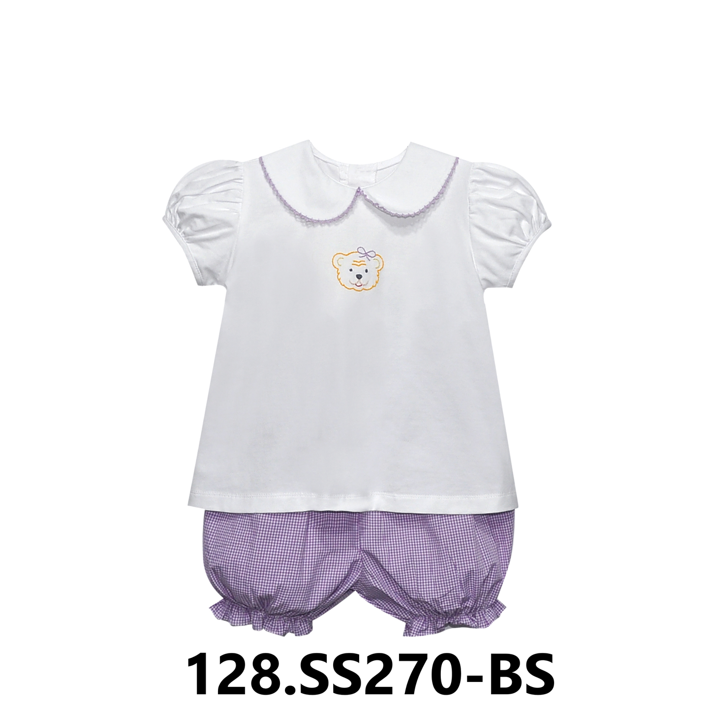 Tiger Knit Girl Bloomer Set