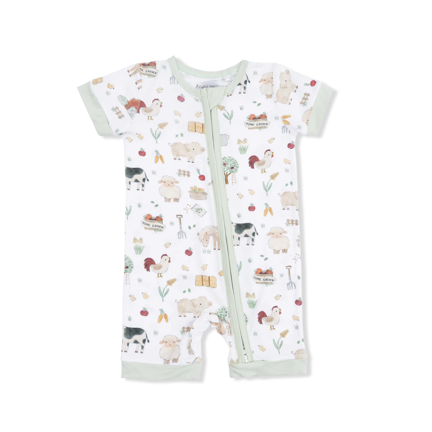 Cute Farm Animals Shortie Romper