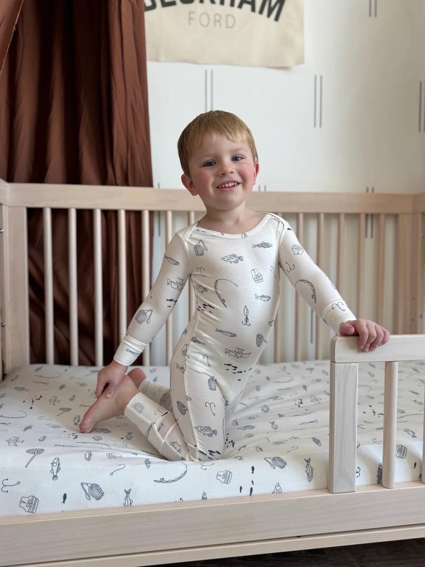 Convertible Pajamas - Fishing