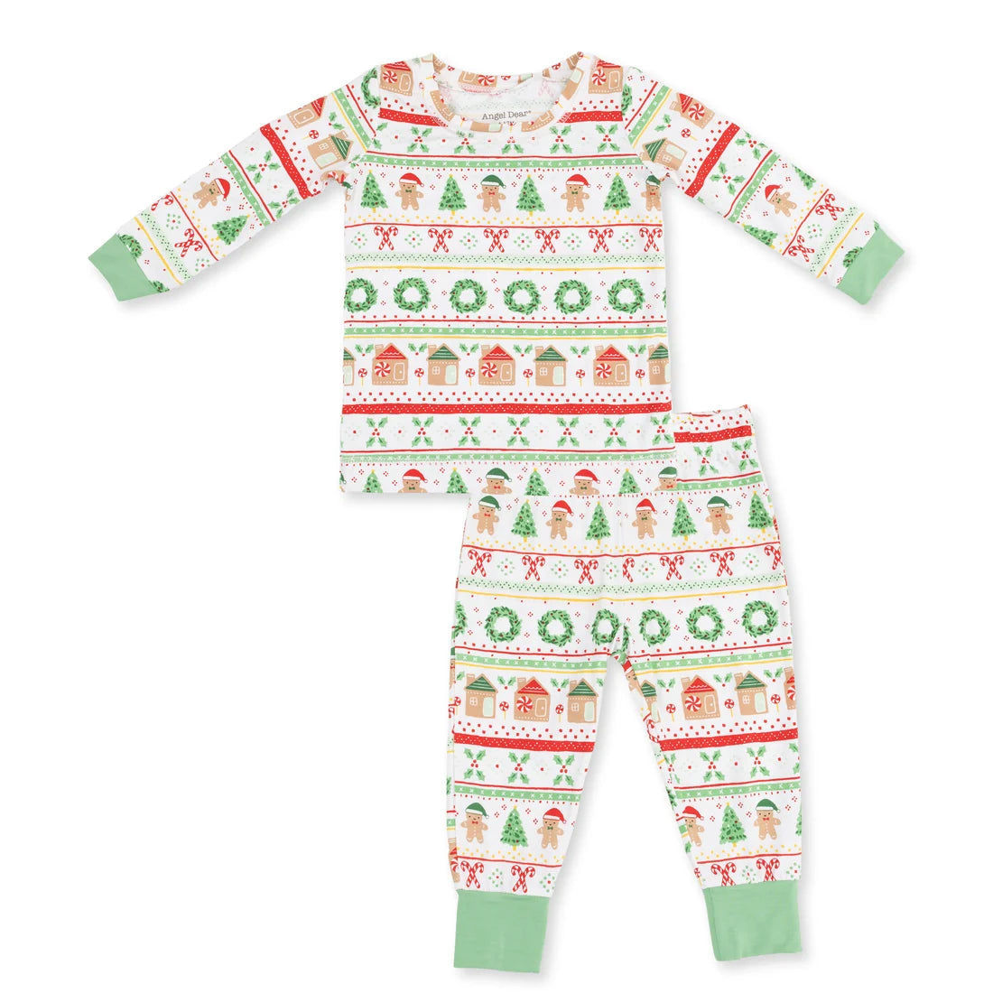 Gingerbread Fair Isle Uni Long Sleeve Loungewear Set