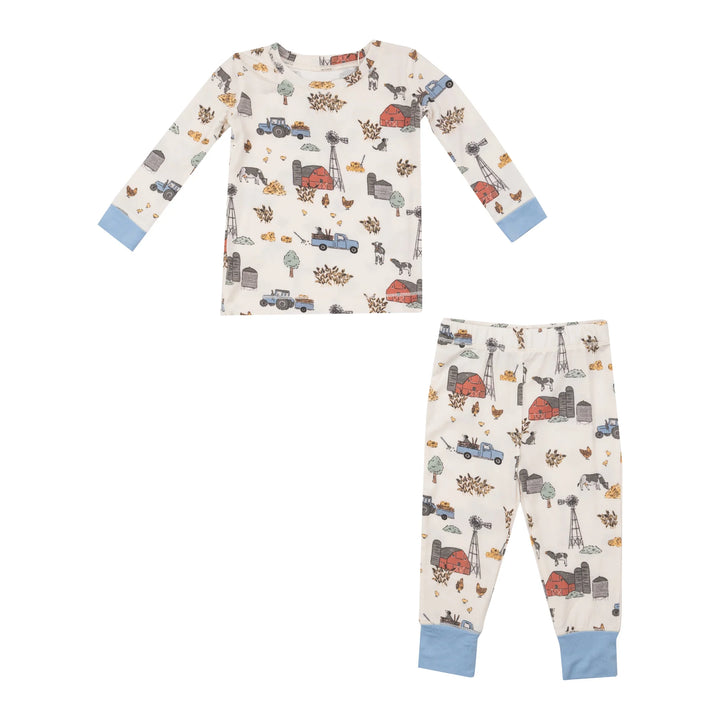 Hay Farmer Blue - L/S Loungewear Set