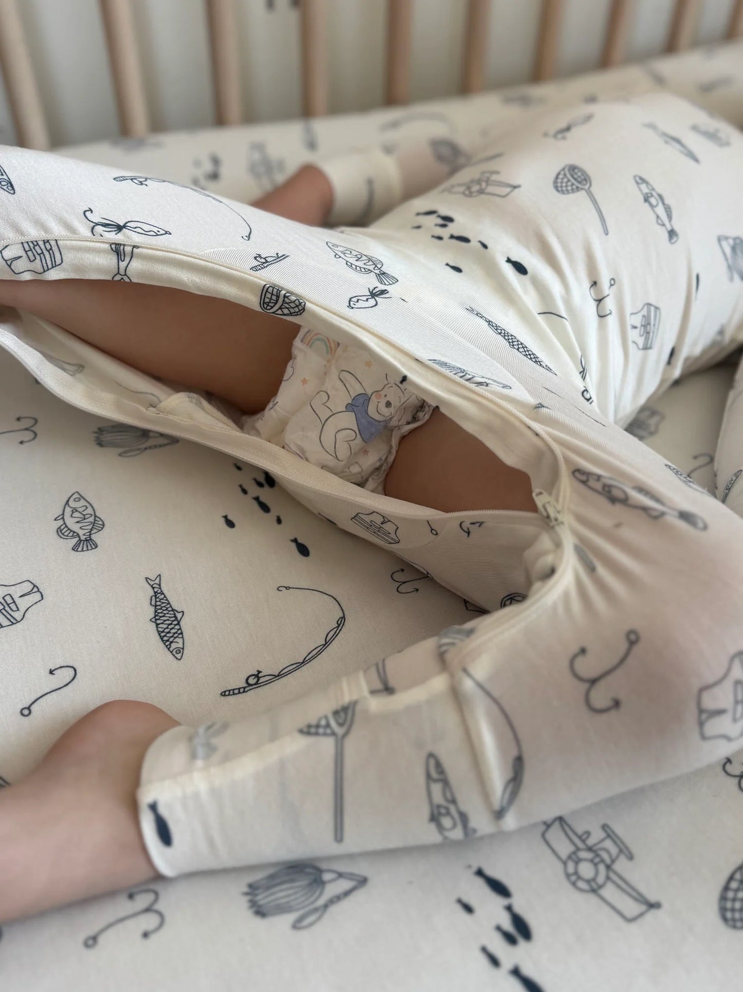 Convertible Pajamas - Fishing