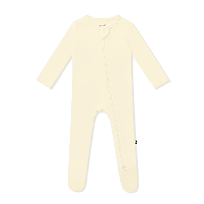 Zippered Footie in Chamomile