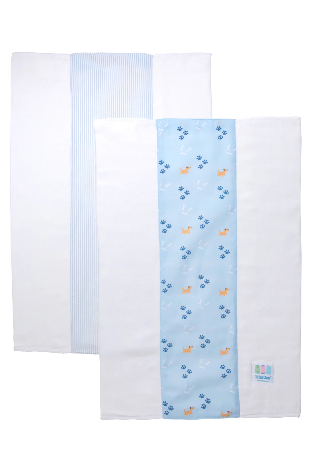 Set of Two Burps - Puppy, Blue