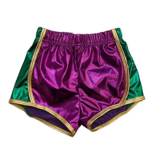mardi gras shorts with feathers mardi gras shorts with feathers