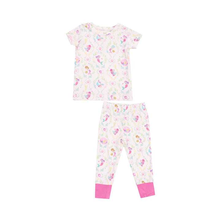 Short Sleeve Loungewear Set - Mermaids