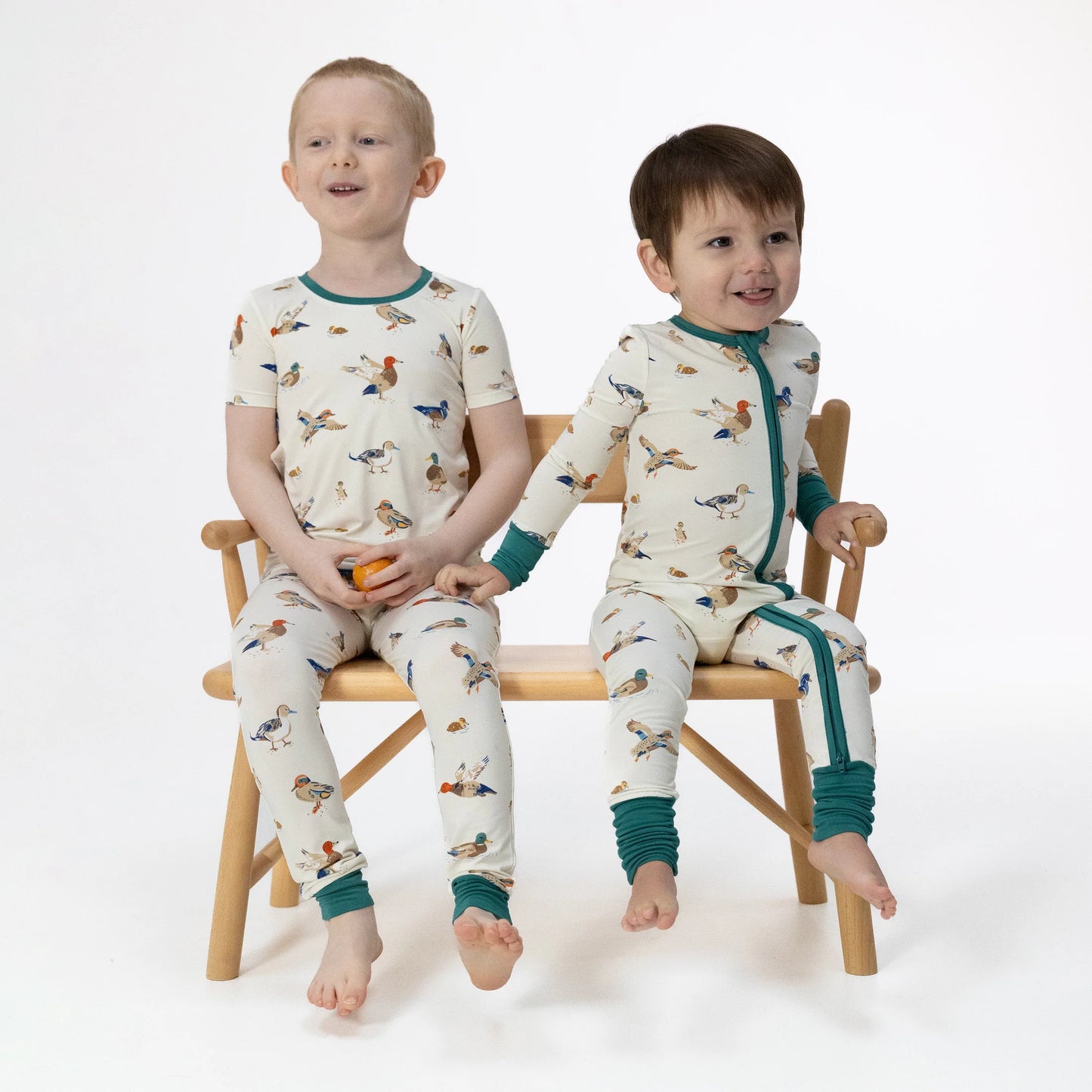 Ducks Short Sleeve Loungewear Set