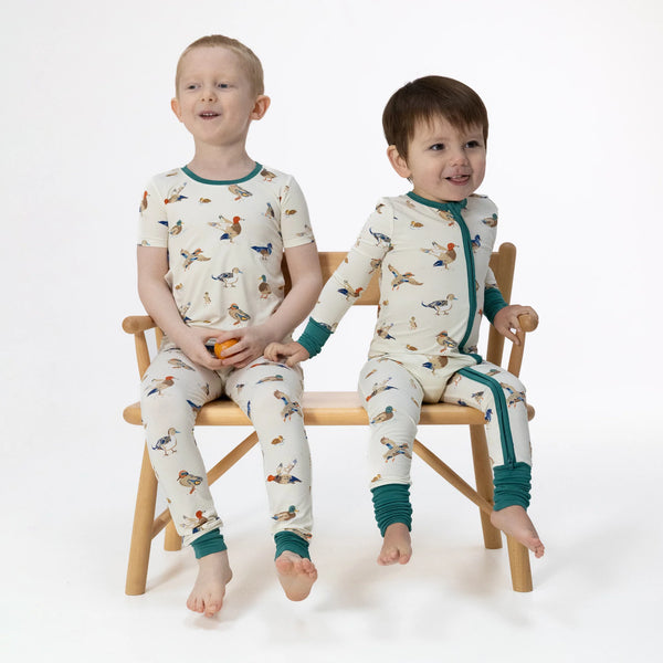 Ducks Short Sleeve Loungewear Set