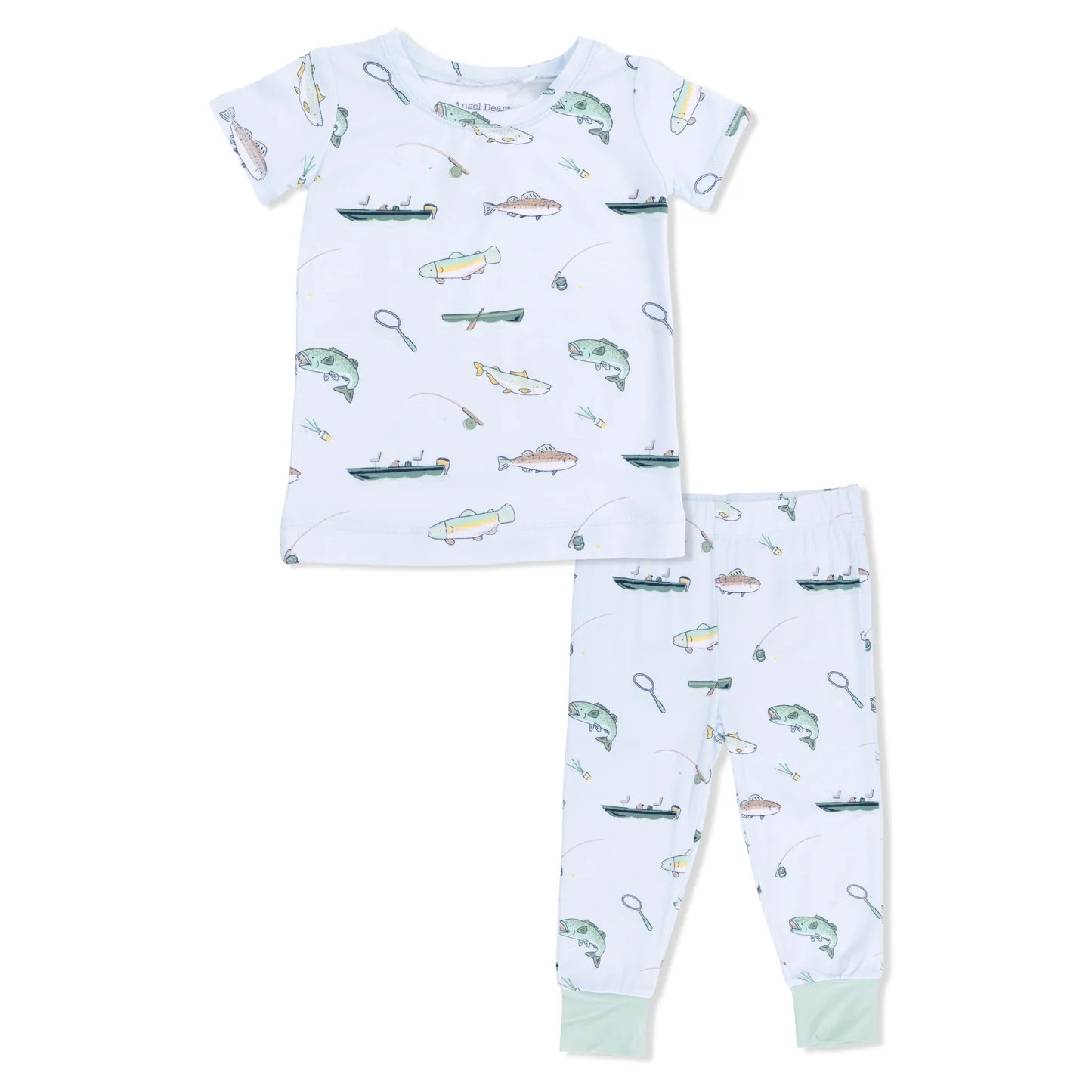 Fishing Short Sleeve Loungewear Set