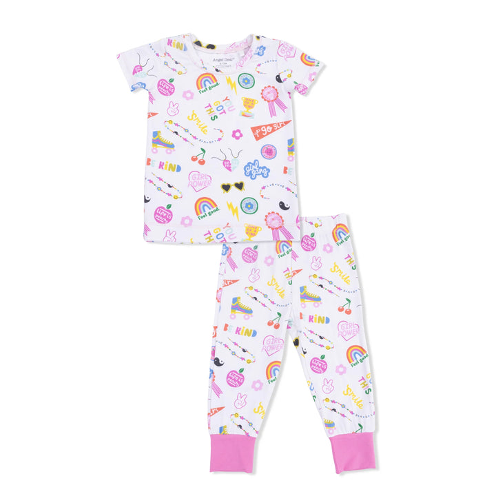 Girl Power Short Sleeve Loungewear Set