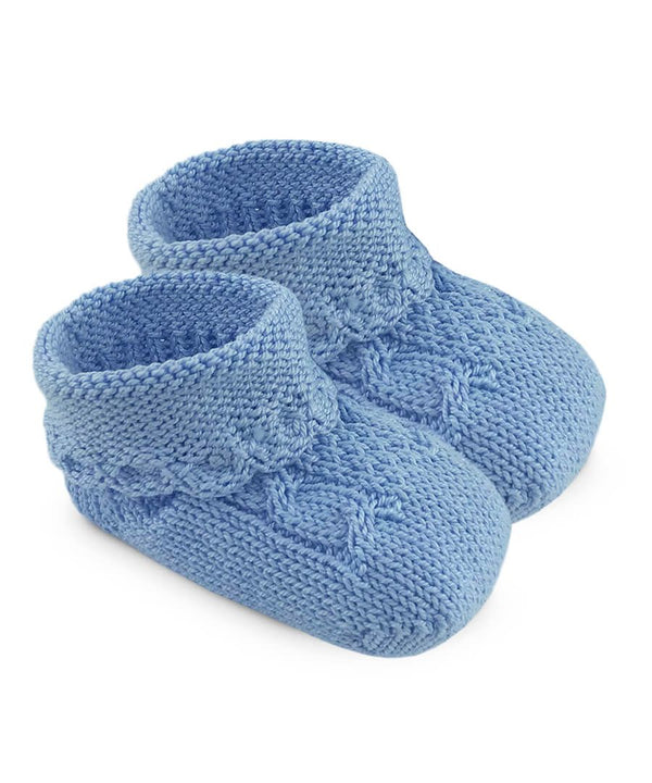 Cable Bootie 1 Pair - Newborn