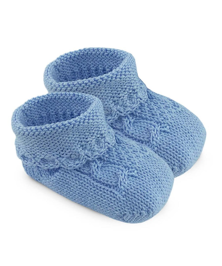 Cable Bootie 1 Pair - Newborn