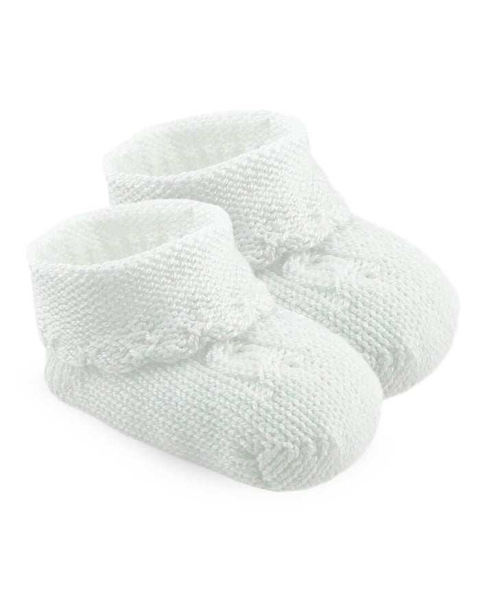 Cable Bootie 1 Pair - Newborn