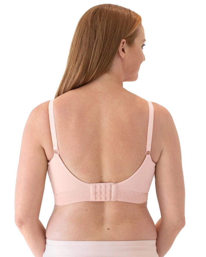 Sublime® Hands-Free Pumping & Nursing Bra-Pink Heather