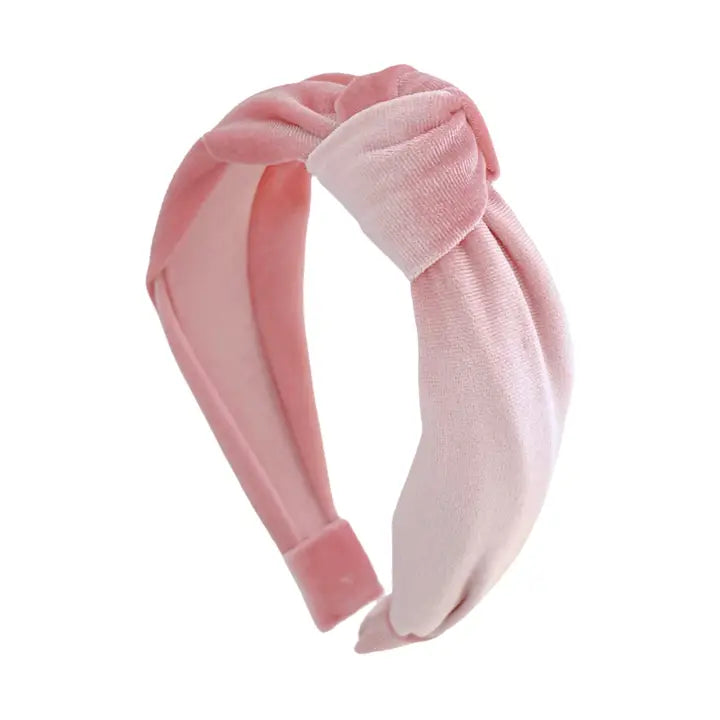 Velvet Fabric Knot Headband