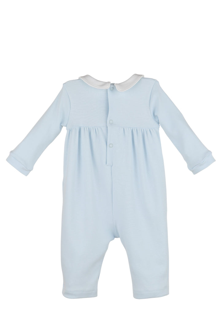 Warm Winter Home Boy Romper - Blue