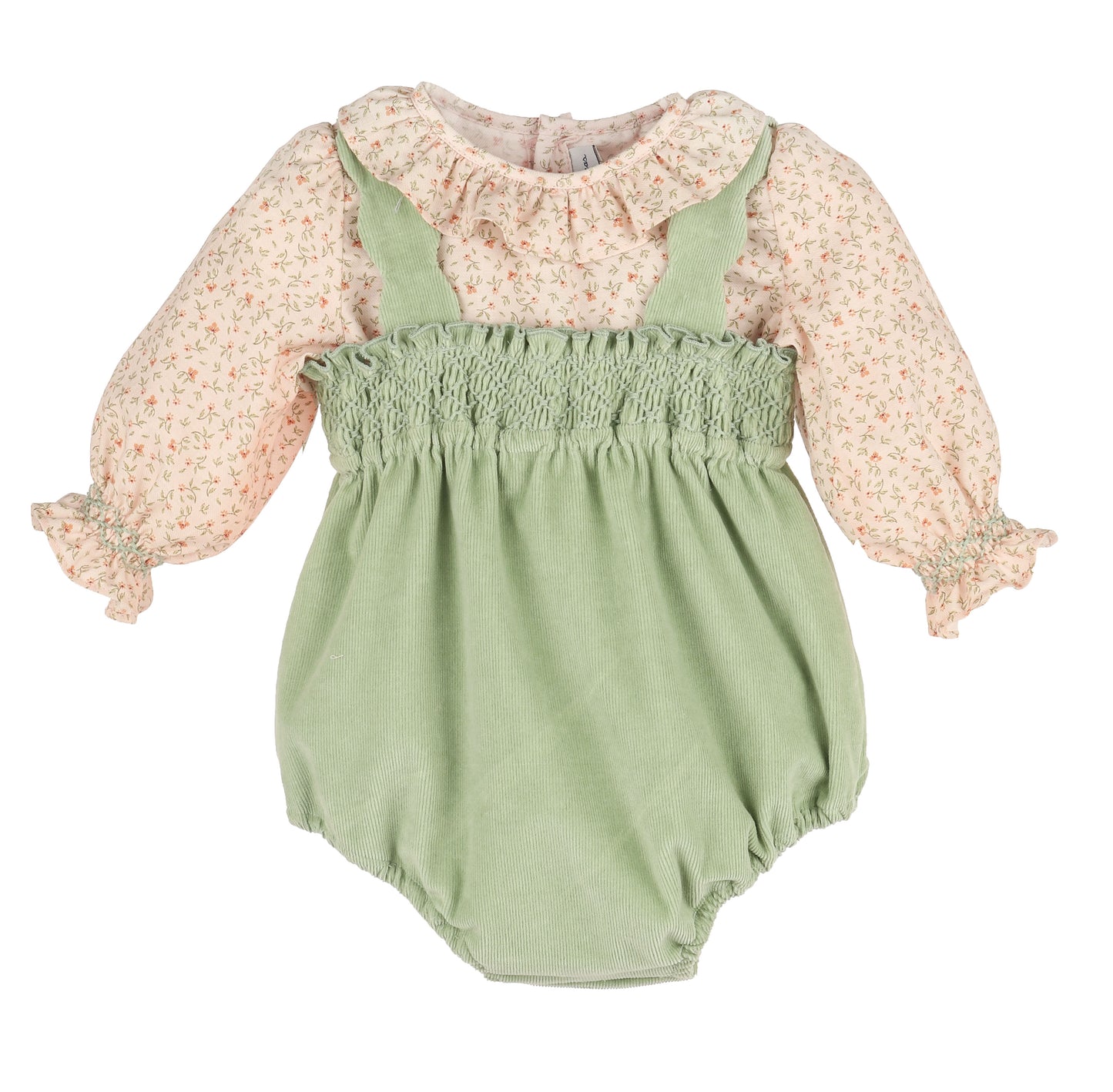 Pumpkin Patch Playdate Overall-Green
