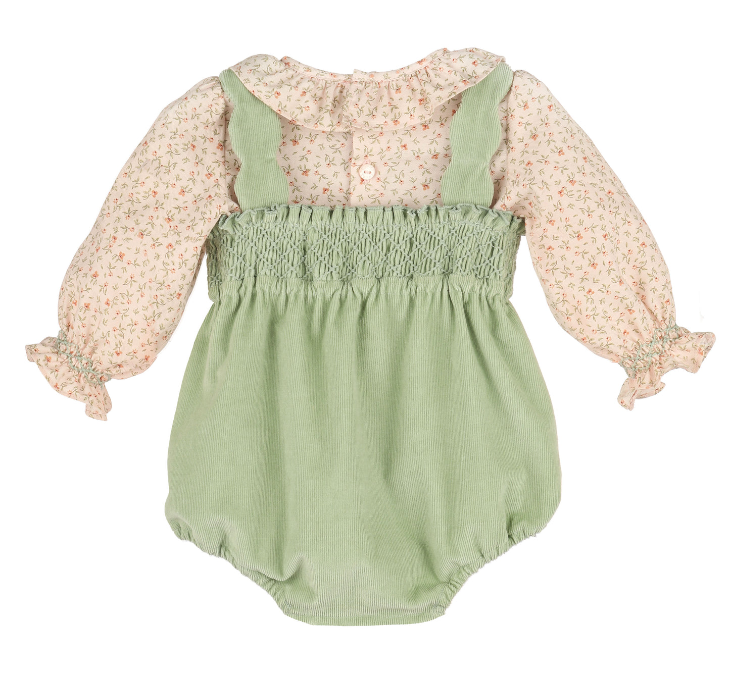 Pumpkin Patch Playdate Overall-Green