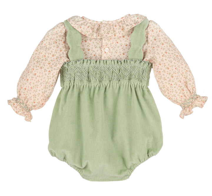 Pumpkin Patch Playdate Overall-Green