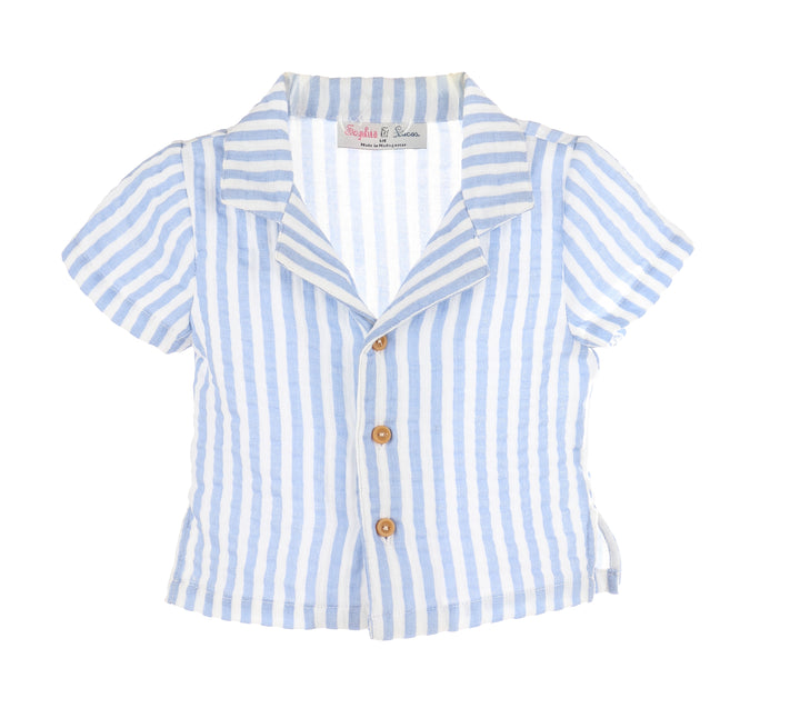 Cuddle Cotton Short Set- Blue