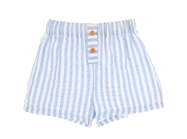 Cuddle Cotton Short Set- Blue