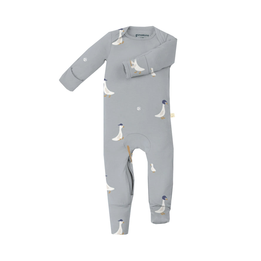 Convertible Pajamas - Baseball Goose