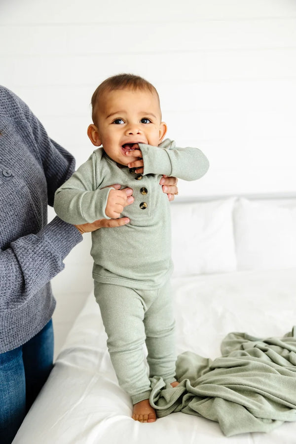 Collins Plush Knit Top + Bottoms