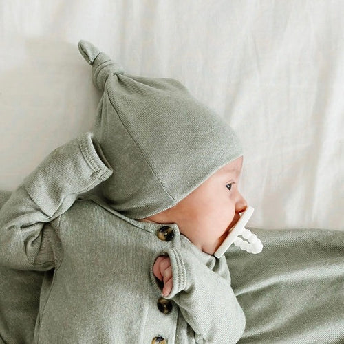 Collins Plush Top Knot Hat