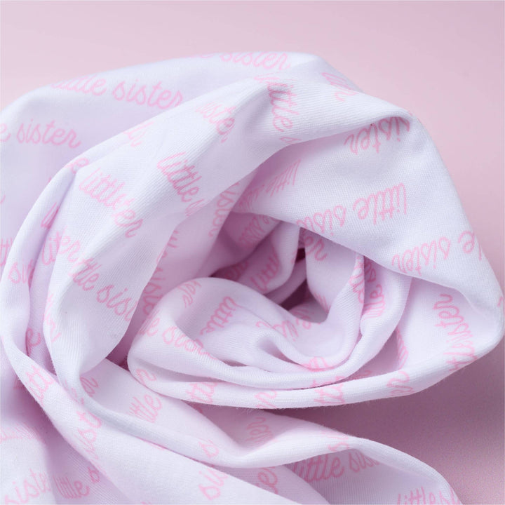 Little Sister Swaddle Blanket: One Size
