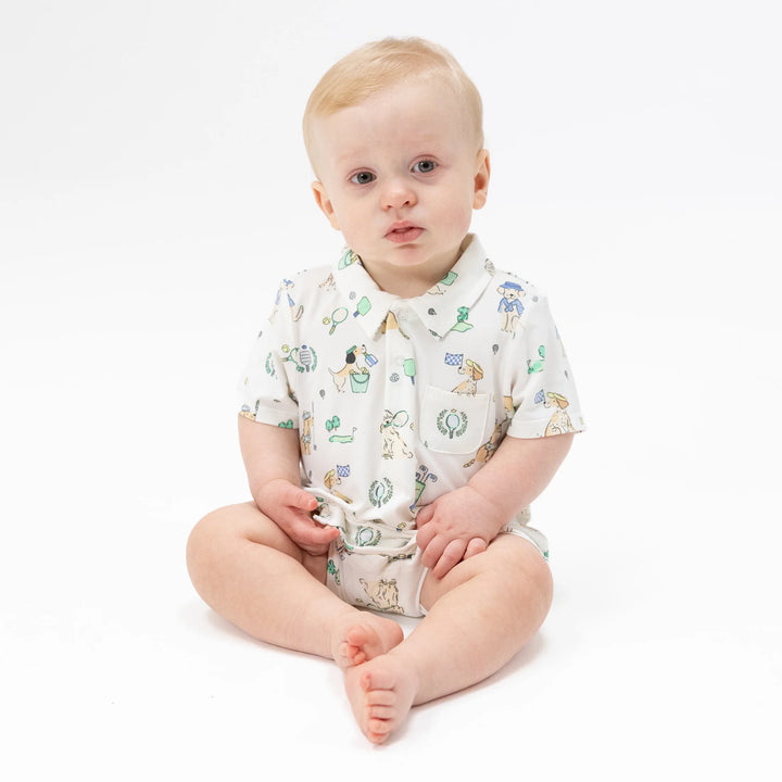 Country Club Dogs Neutral Polo Shortie