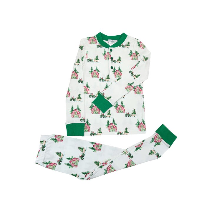 Christmas Tree Farm Boy's PJ Set