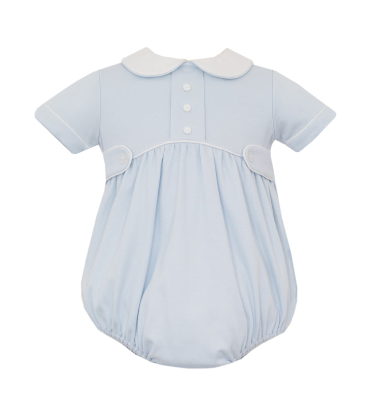 Light Blue Knit Boy's Bubble