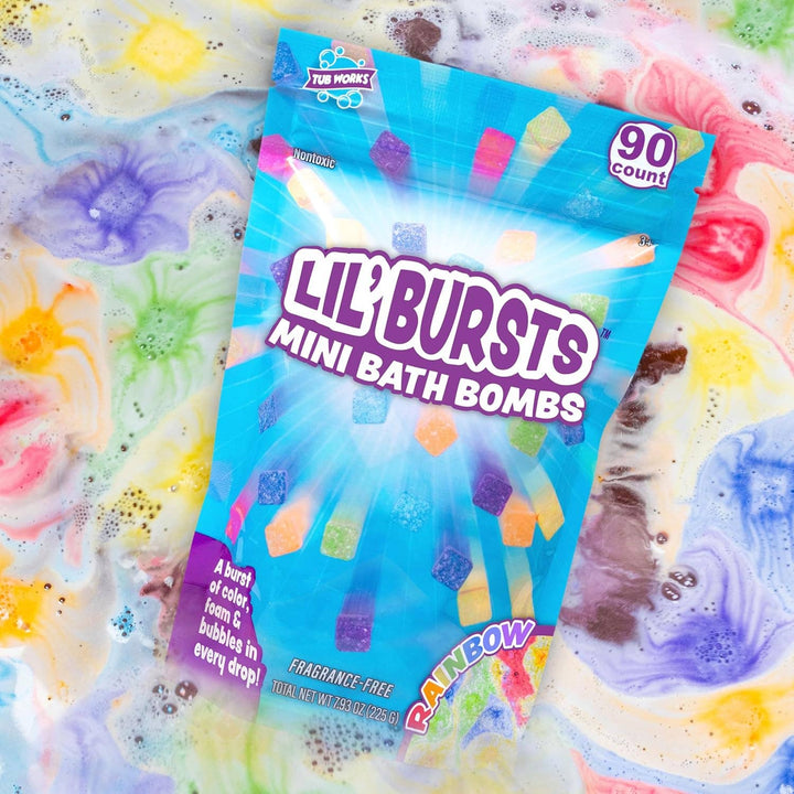 Rainbow- Lil' Bursts™ Mini Bath Bombs for Kids