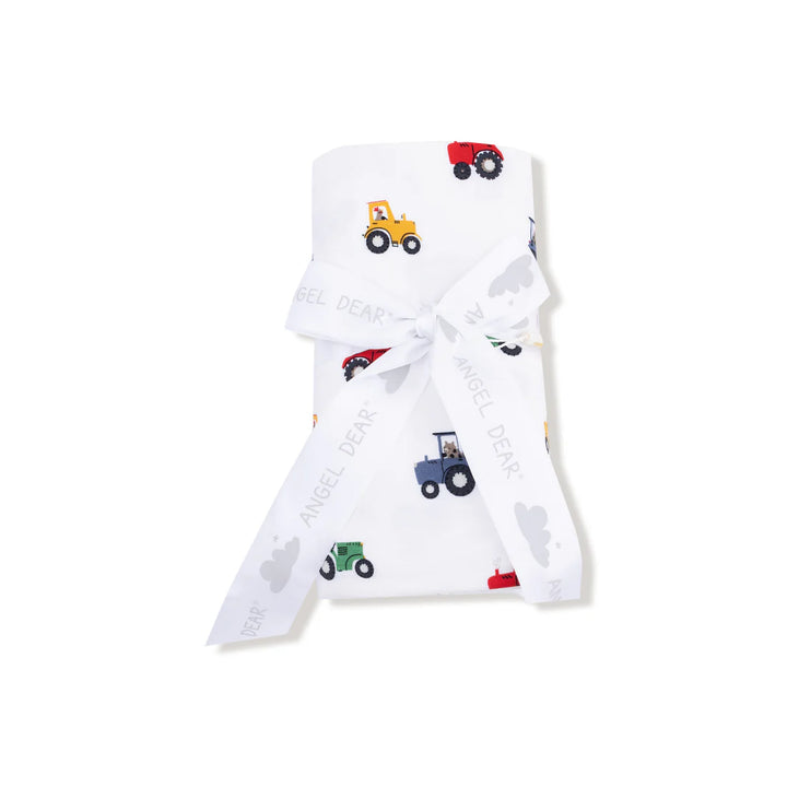 Mini Tractors - Swaddle Blanket 45x45