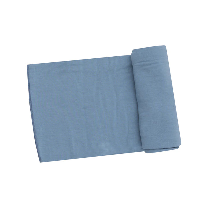 Swaddle Blanket - Solid - Faded Denim