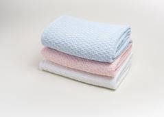 Baby Stonewashed Basket Weave With Binding