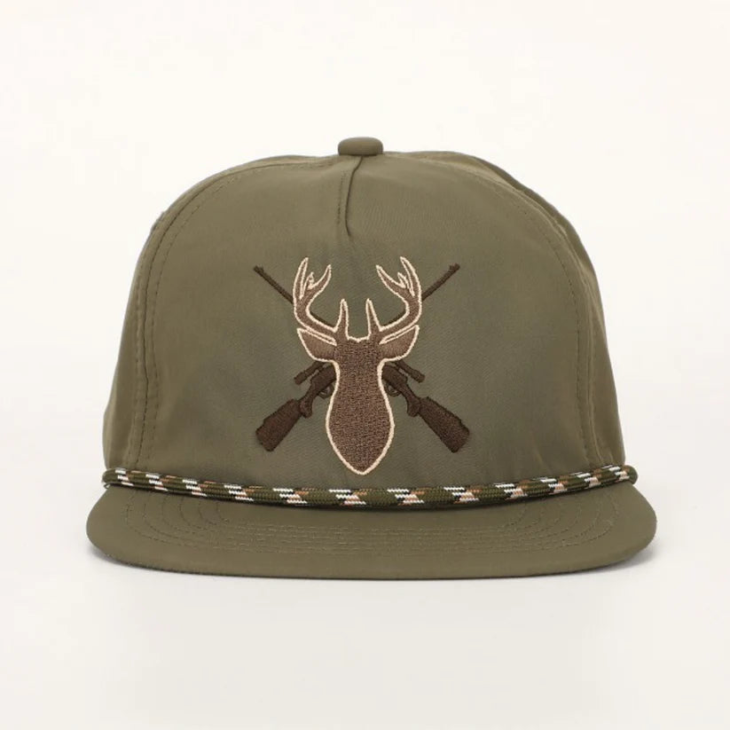 Deer Hunt Snapback Rope Hat