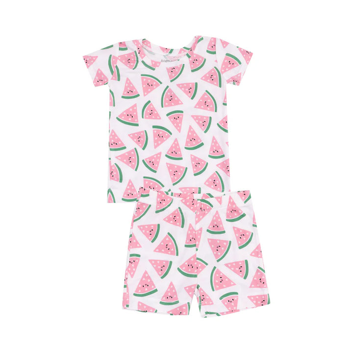 Loungewear Short Set - Watermelon Hearts