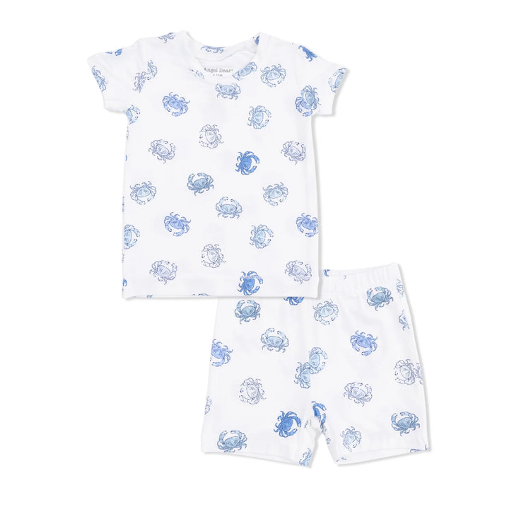 Blue Crabs Loungewear Short Set