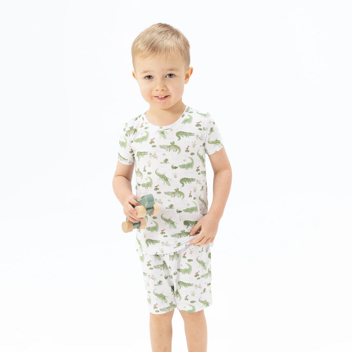 Crayon Alligators Loungewear Short Set