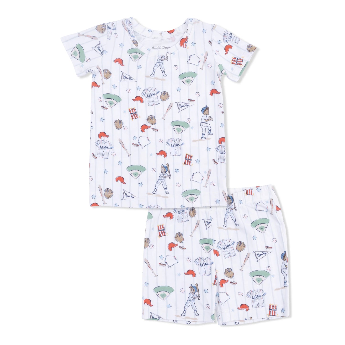 Home Run Baseball Loungewear Short Set