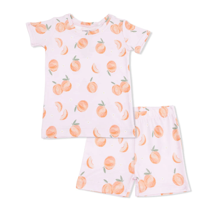 Sweet Peach Loungewear Short Set