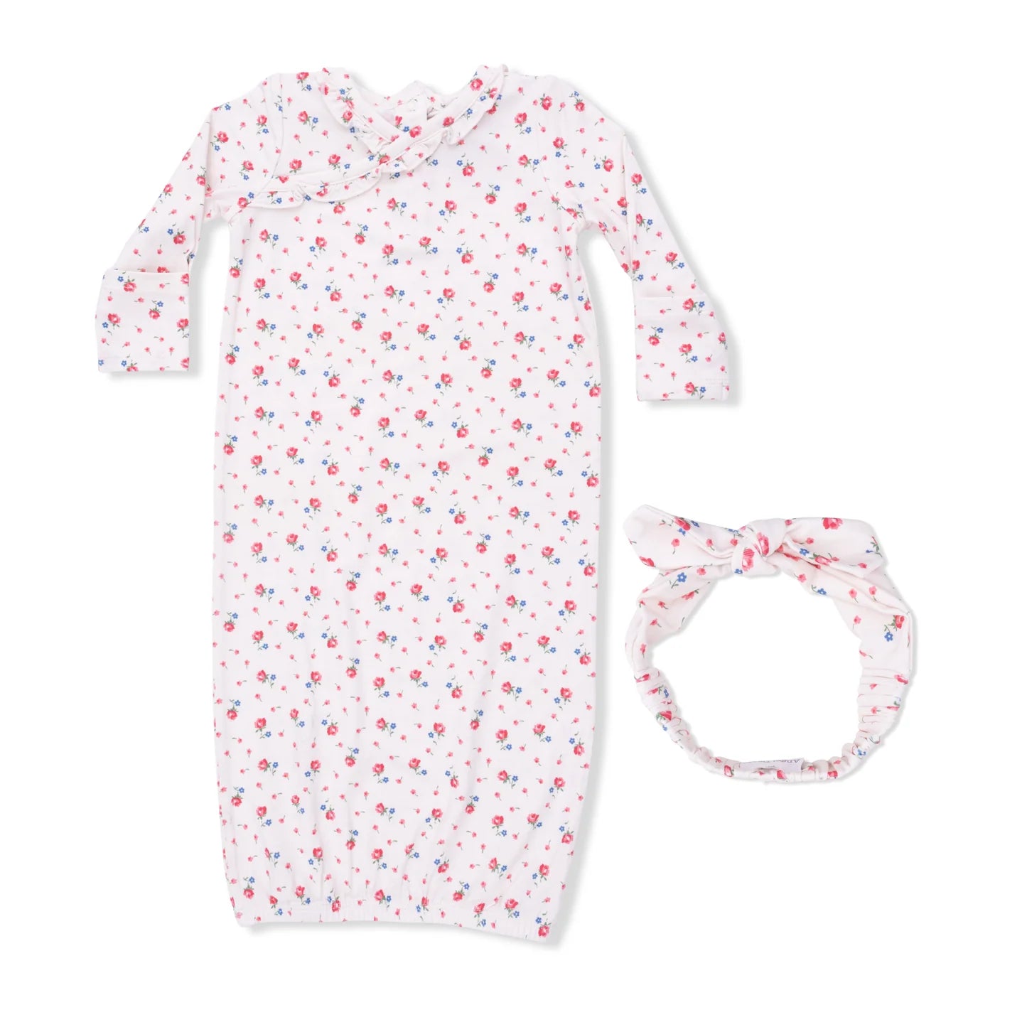 Joli Rosette-Kimono Gown & Headband