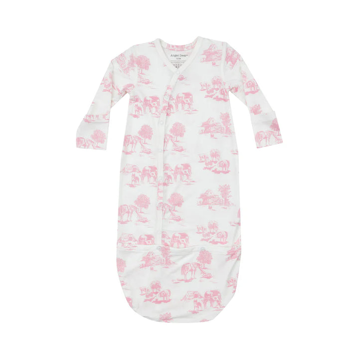 Bundle Gown - Farm Toile Pink